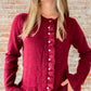 Jade Cardigan in Burgundy