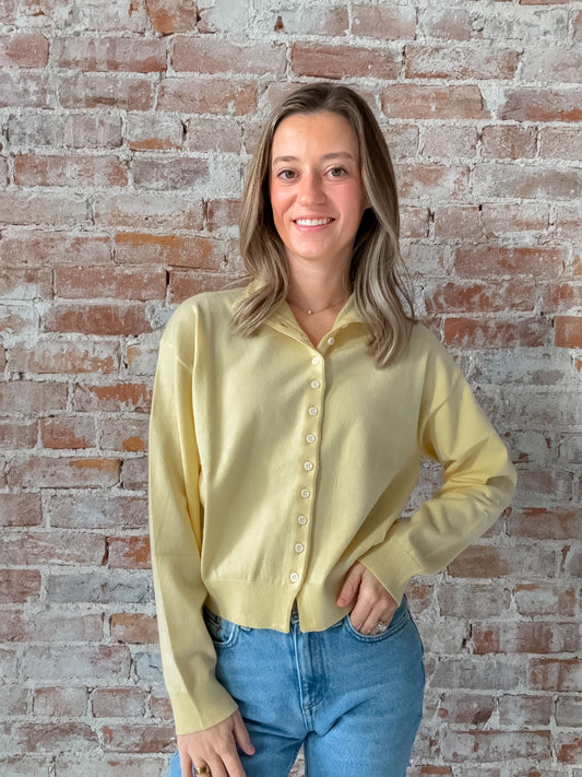 Brooks Cardigan in Butter
