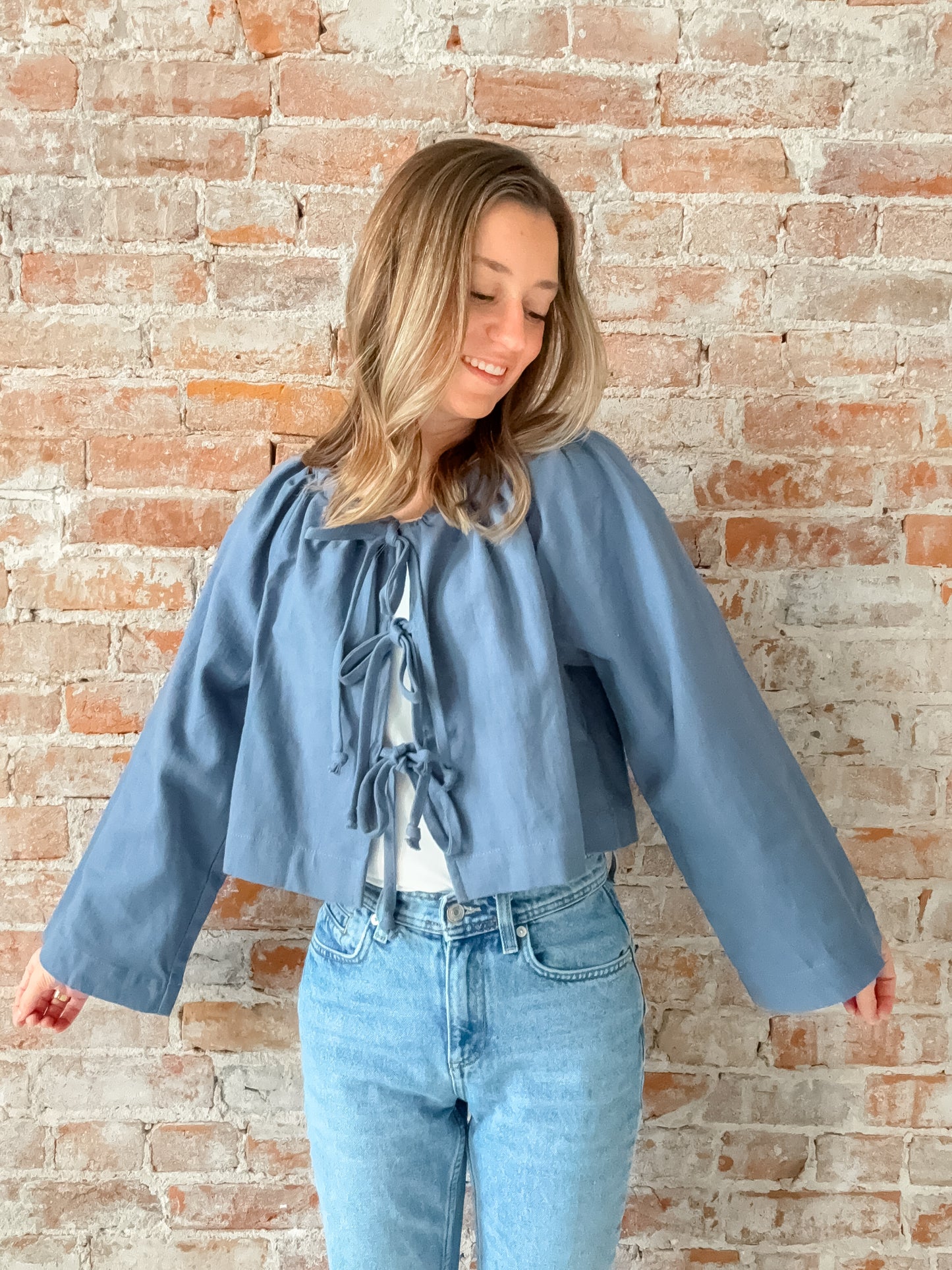Clara Tie Blouse