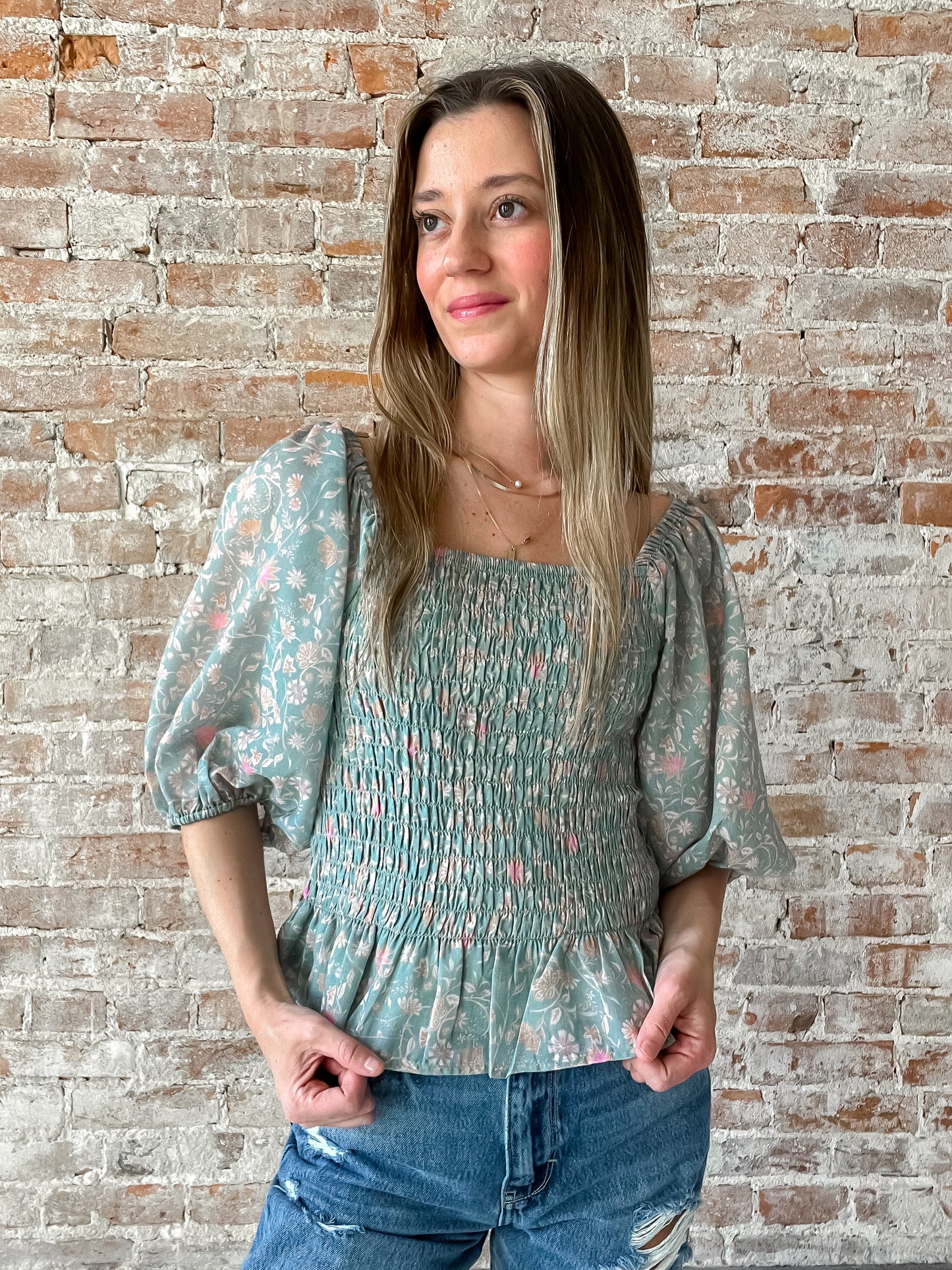 Loreli Smocked Blouse