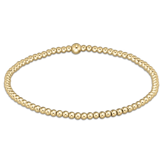 E Newton: Classic Gold 2.5mm Bracelet