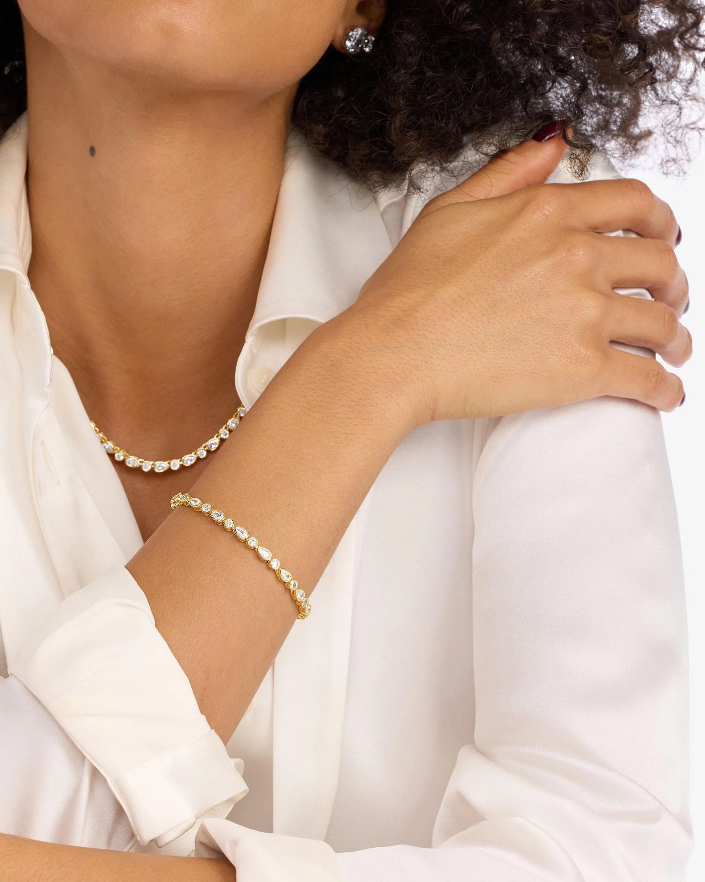 Melinda Maria: Isla Tennis Bracelet