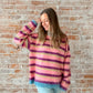 multicolor stripe sweater