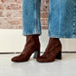 brown suede boot