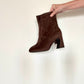 brown suede boot