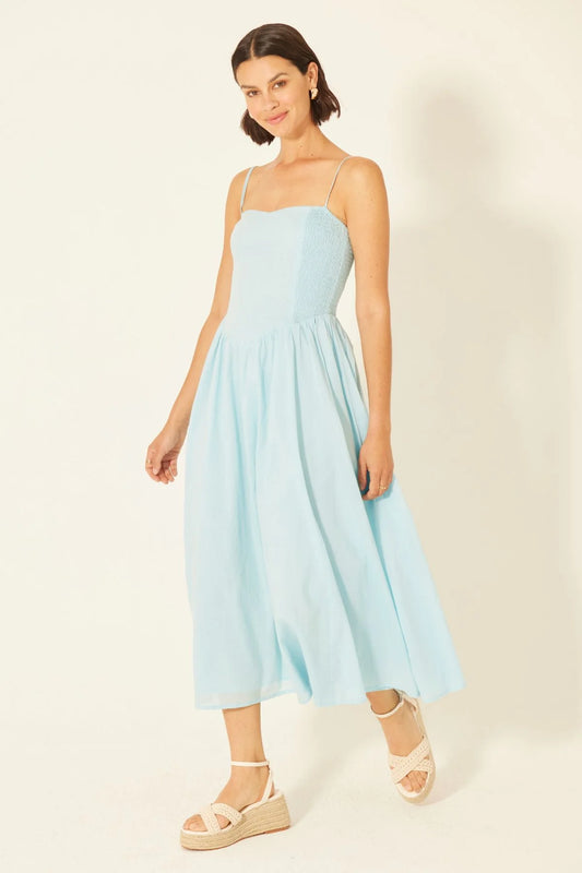 Melrose Dress : Airy Blue