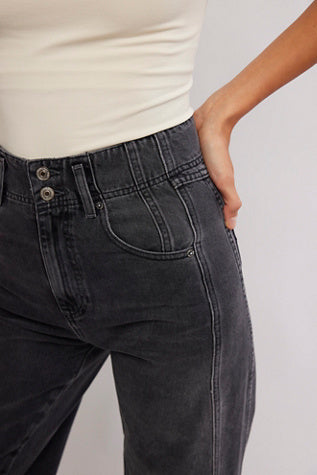 Free People: Xena Straight Jeans in Asteroid