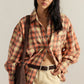 Free People : Ashley Flannel in Sand Combo