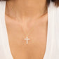 Melinda Maria: Oh She Fancy Small Cross Pendant