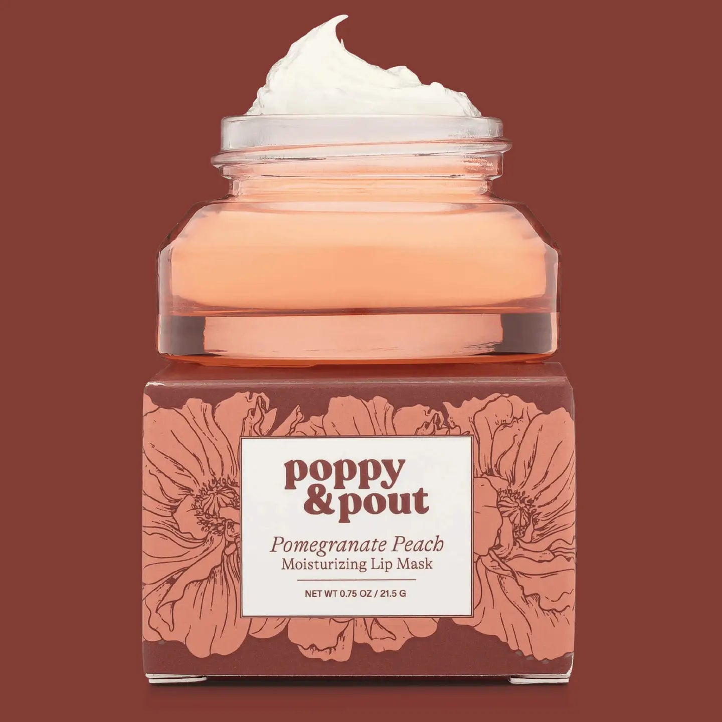 pomegranate peach flavored lip mask