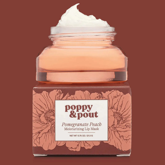 pomegranate peach flavored lip mask