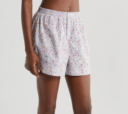 Free People: Cloud Nine Boxer in Floral Combo