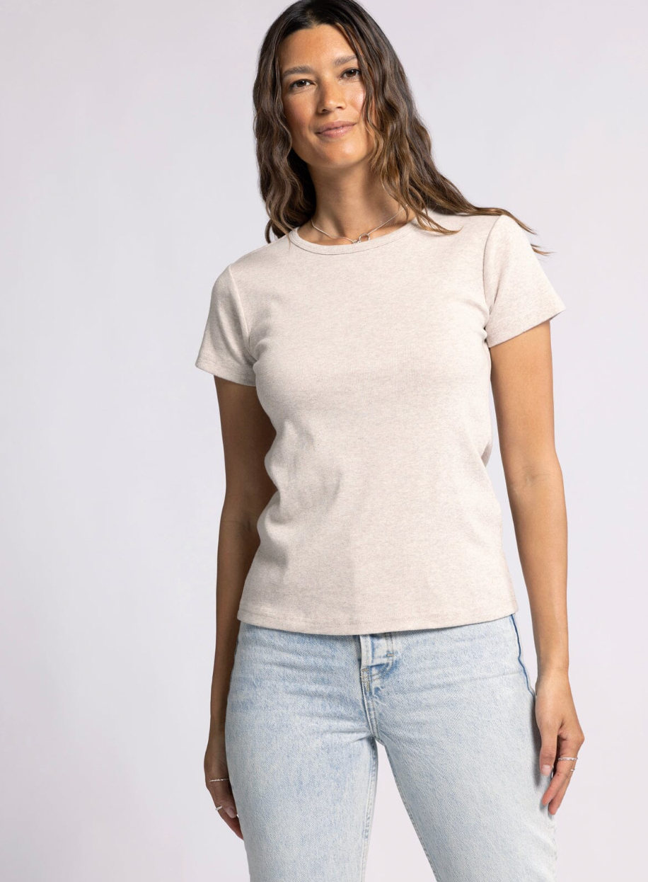 Lexi Tee : Cappuccino Heather