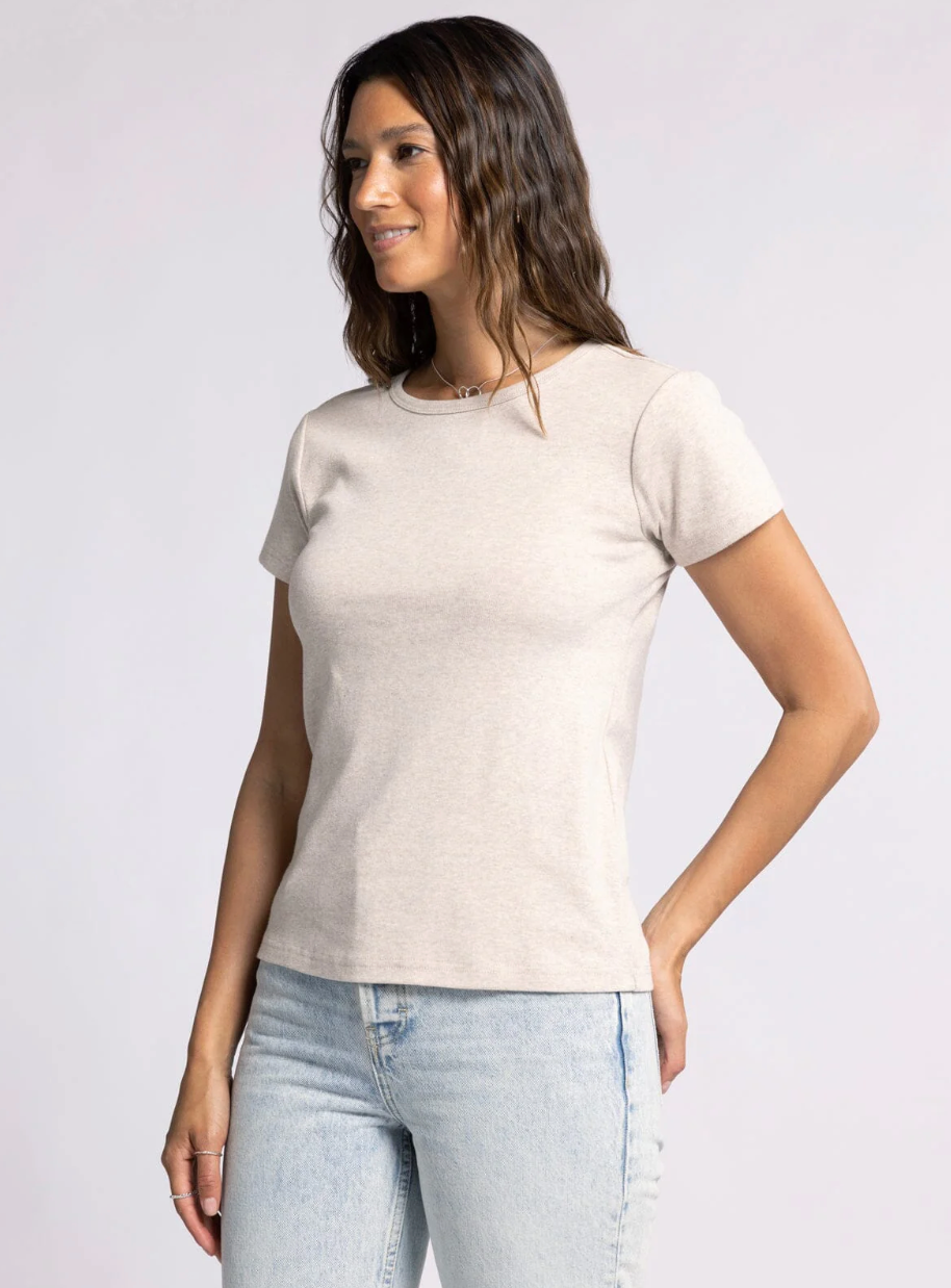 Lexi Tee : Cappuccino Heather