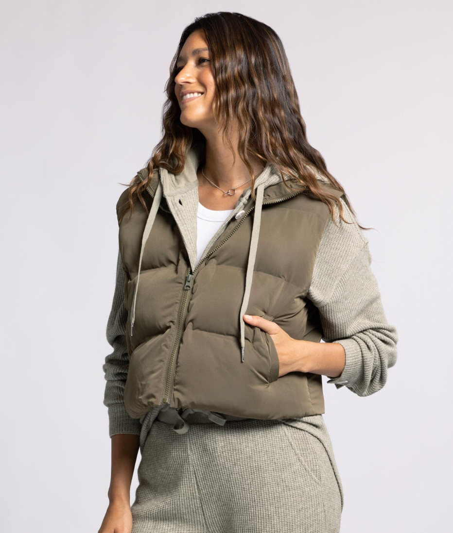 Issey Vest : Olive