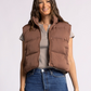 Issey Vest : Cappucino