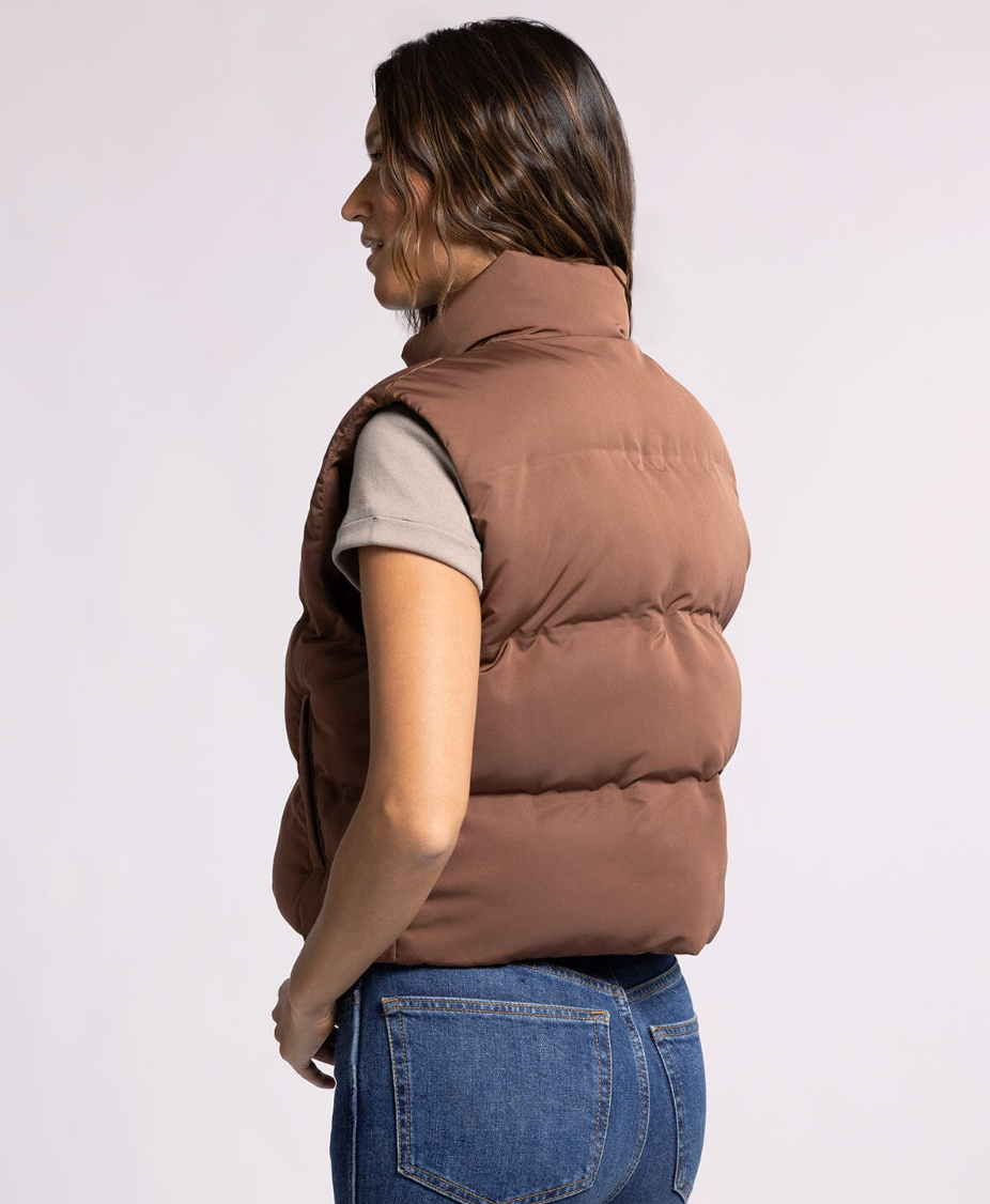 Issey Vest : Cappucino