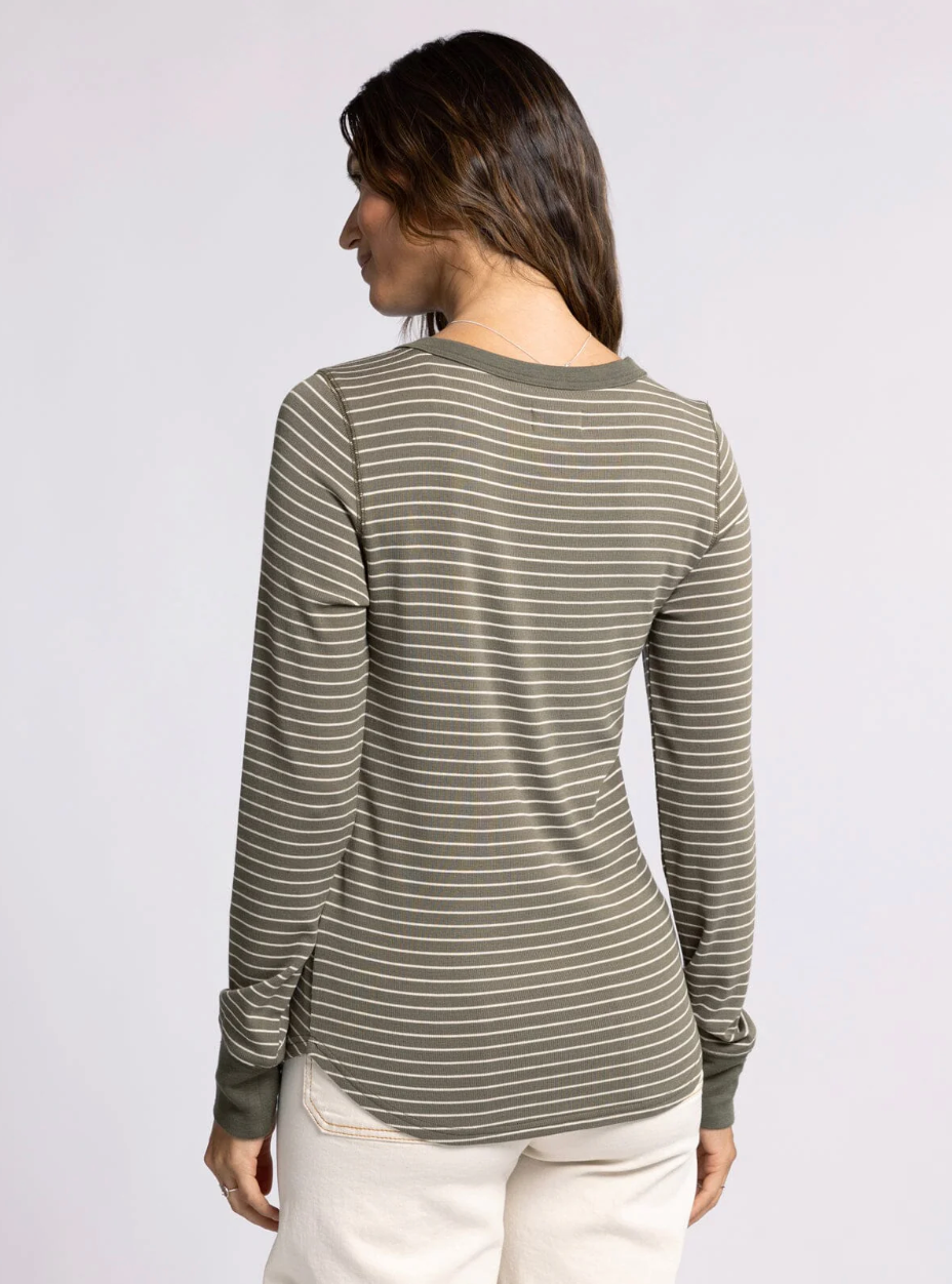 Stacey Top : Sea Turtle Stripe