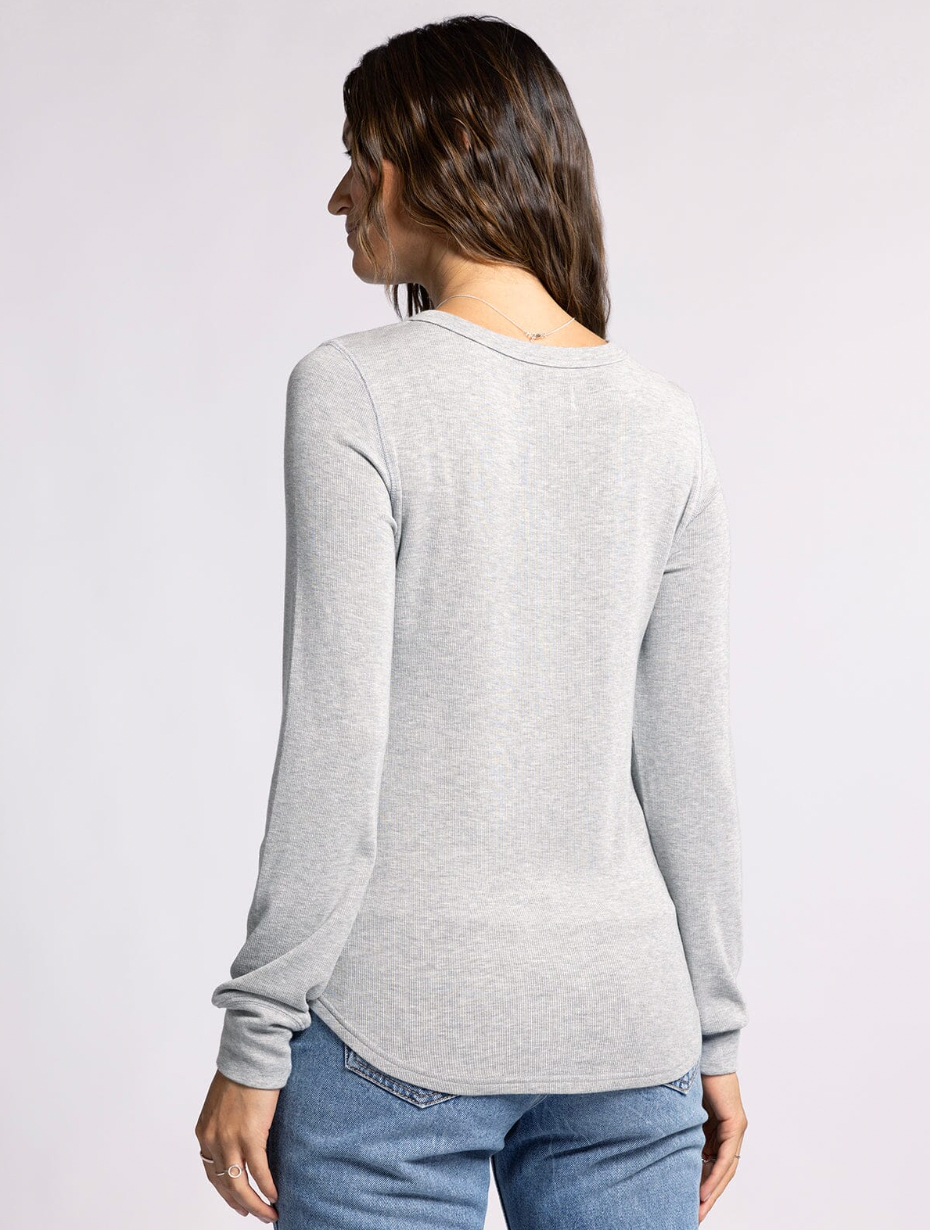 Stacey Top : Heather Grey