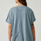 Free People : Nina Tee in Blue Mirage