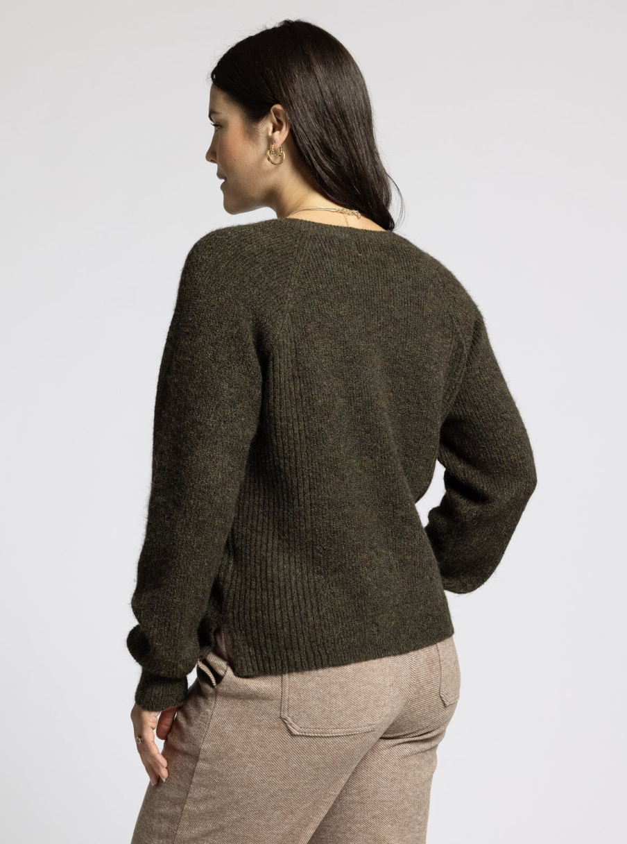 Marigold Sweater : Heather Forest