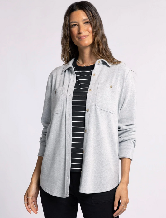 Lewis Top : Heather Grey