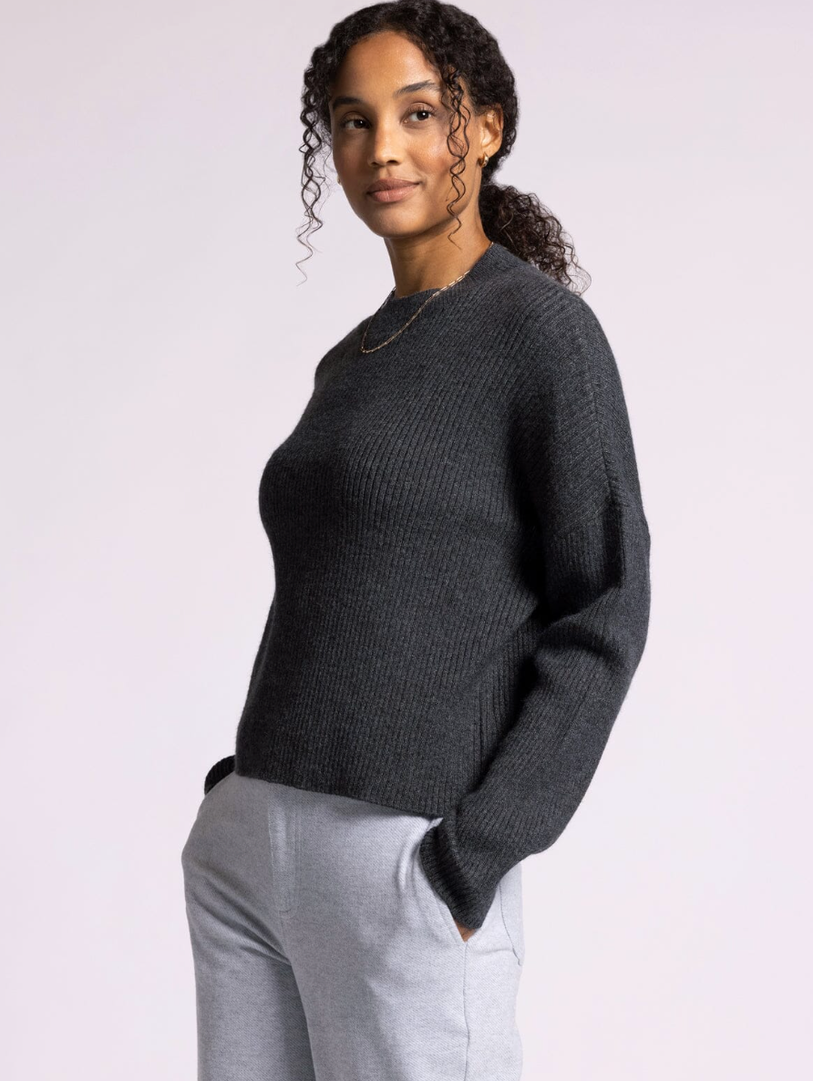 Lana Sweater : Black Heather