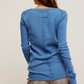 Free People: Honey B Thermal in Copenhagen Blue