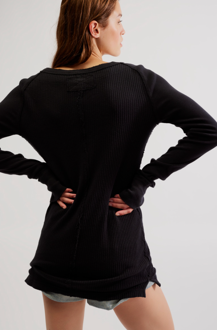 Free People: Honey B Thermal in Black