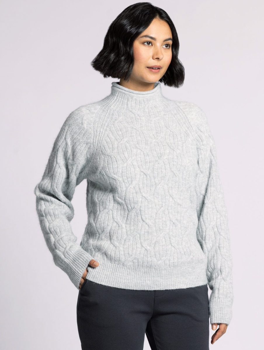 Amal Sweater : Heather Grey