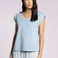 100% cotton v-neck muscle tank t-shirt