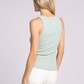 Edlin Tank : Teal Stripe