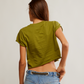 Free People : Perfect Tee in Peat Moss