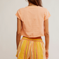Free People : Perfect Tee in Spring Melon