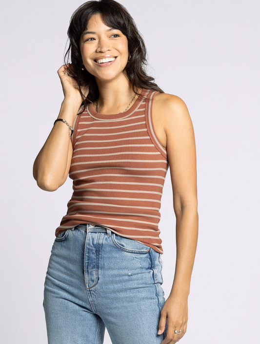 Edlin Tank : Brown Taupe