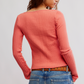 Free People: Tilly Long Sleeve in Crab Apple