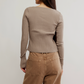 Free People: Tilly Long Sleeve in Fallen Rock
