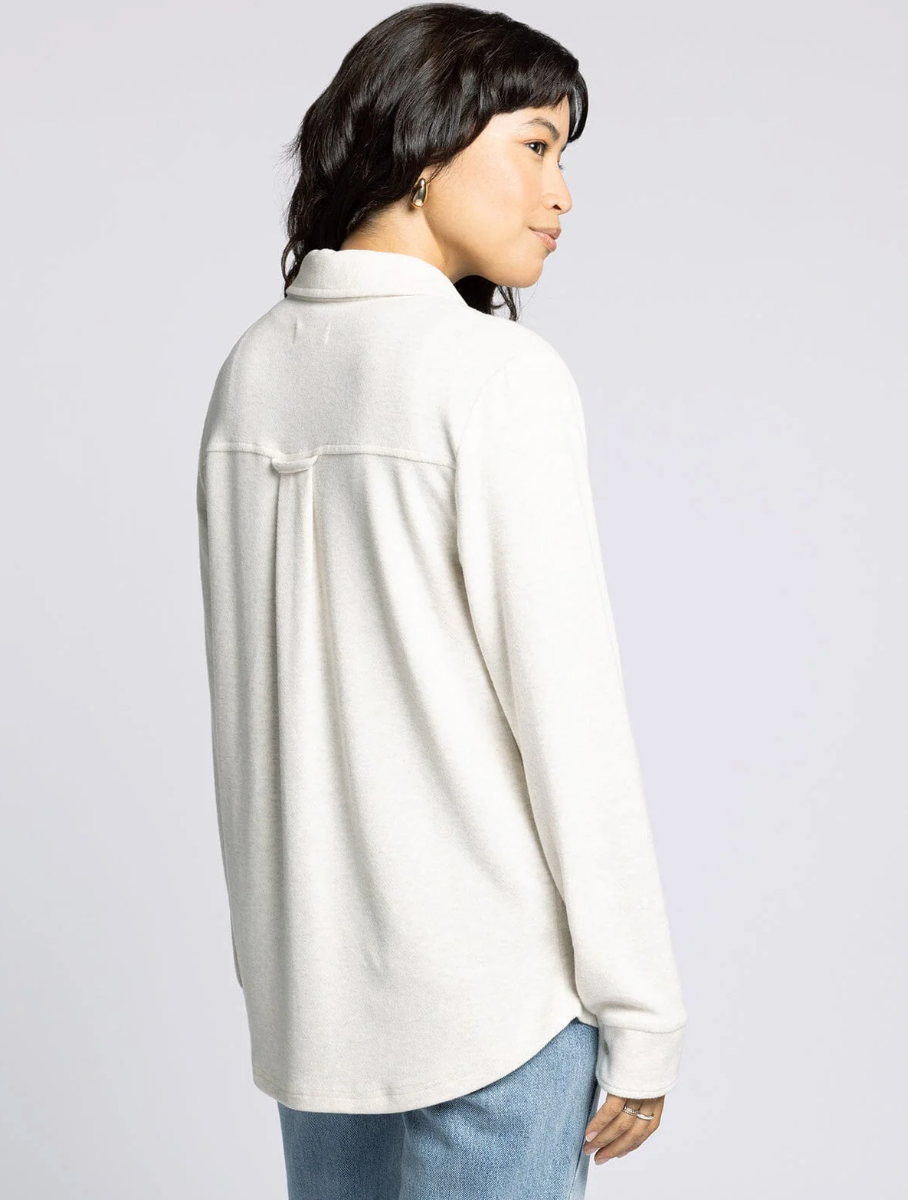 Cassian Top : Heather Oat