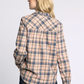 Trudy Shirt : Navy/Pink Plaid