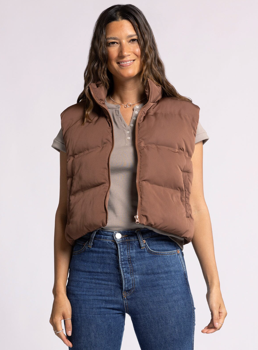 Issy Vest : Capuccino