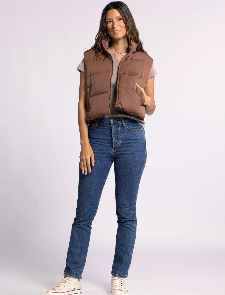 Issy Vest : Capuccino