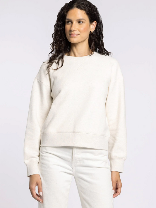Serenity Fleece Crewneck : Heather Oat