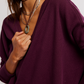Free People : Latte Blues Thermal in Chocolate Grape