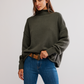 Free People : Torres Roll Neck in Army