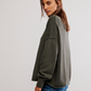Free People : Torres Roll Neck in Army