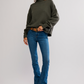 Free People : Torres Roll Neck in Army