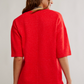 Free People: Margot Sweater Tee in Cherry Pop