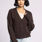 Calista Cardigan : Heather Coffee