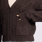Calista Cardigan : Heather Coffee