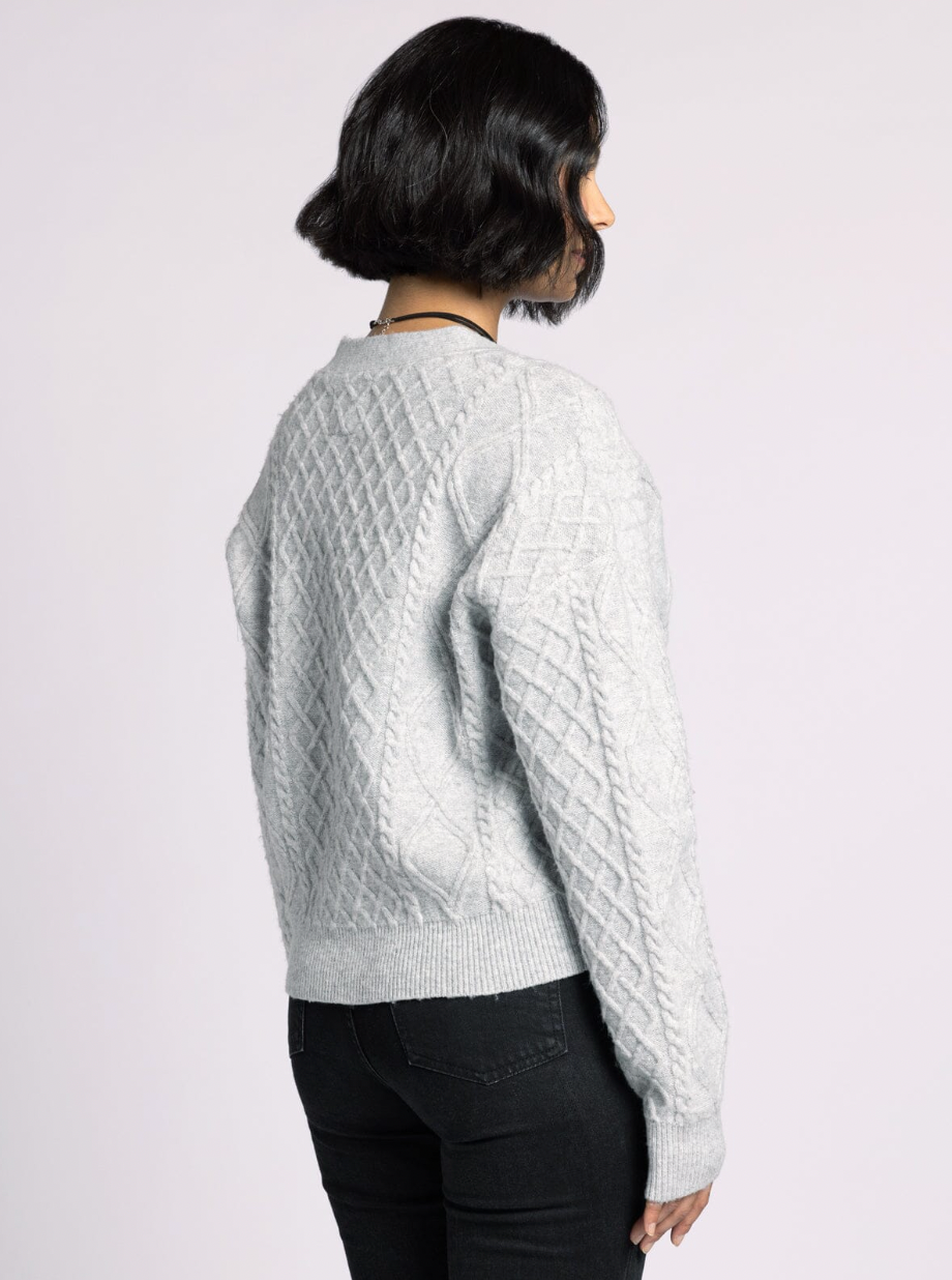 Calista Cardigan : Heather Grey